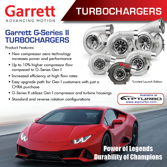 GARRETT Launches G-SERIES II with some G25, G30, and G35 models introduced today...Click for MORE INFO....