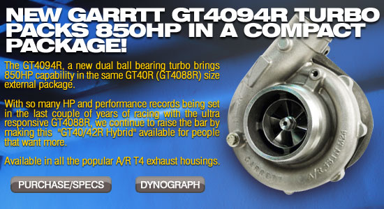 Upgrade path for the GT40R now available from Garrett